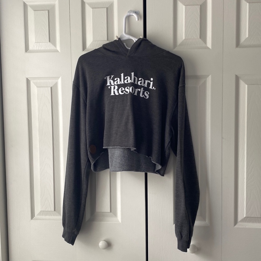 Kalahari Resort cropped hoodie